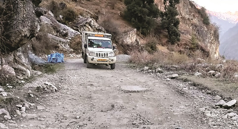 Siund-Raila road in pitiable state - The Tribune