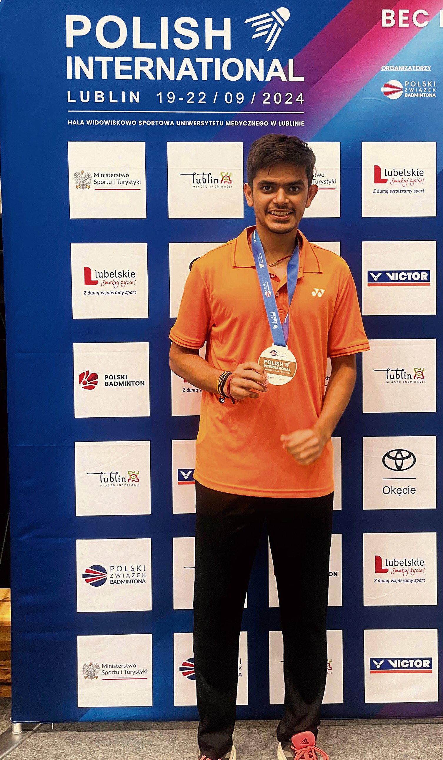 Lakshay wins bronze in int’l badminton tourney