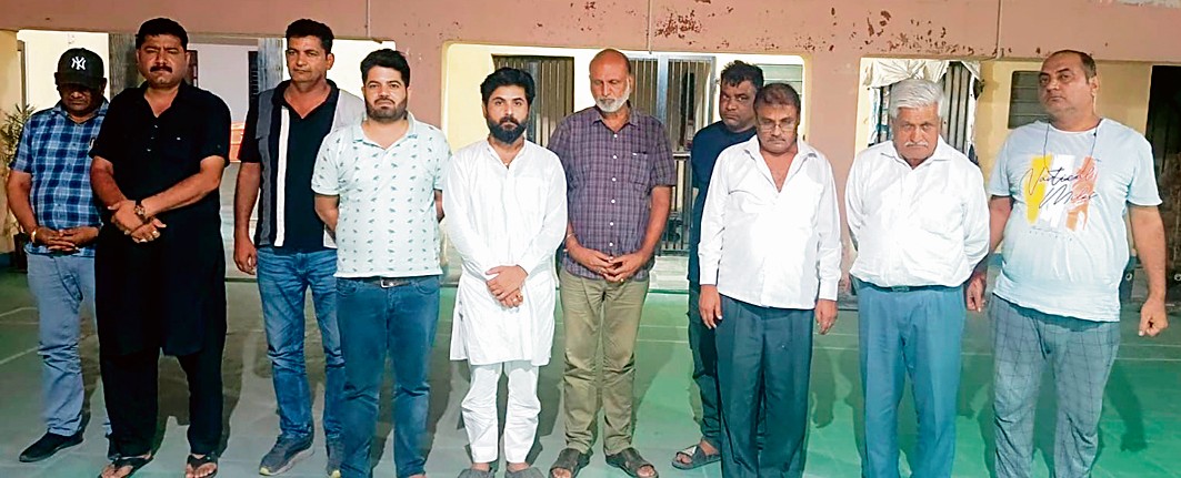 Factory raided, 10 arrested for gambling, ~7.64 lakh seized – The Tribune