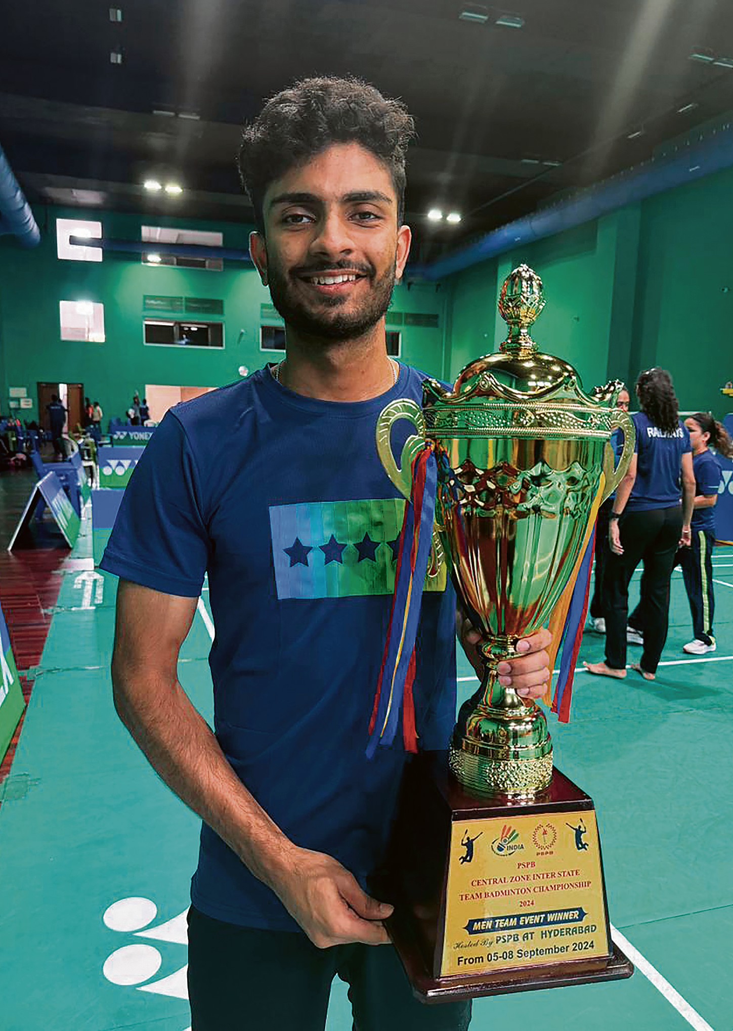 Abhinav strikes gold at World Railways Badminton Championship