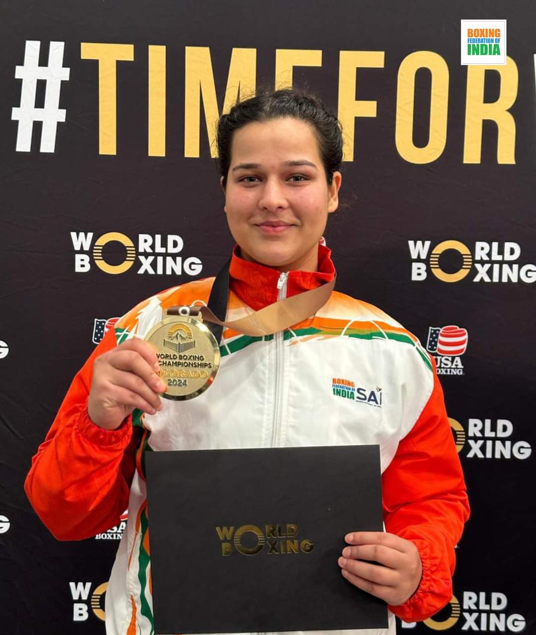Jwalaji girl wins gold medal at World Boxing Championship in USA