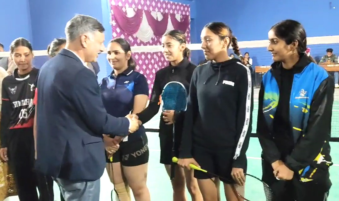 Women badminton tourney begins at Ghumarwin college