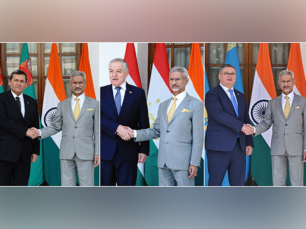 EAM Jaishankar meets Foreign Ministers of Kazakhstan, Turkmenistan and Tajikistan in Delhi