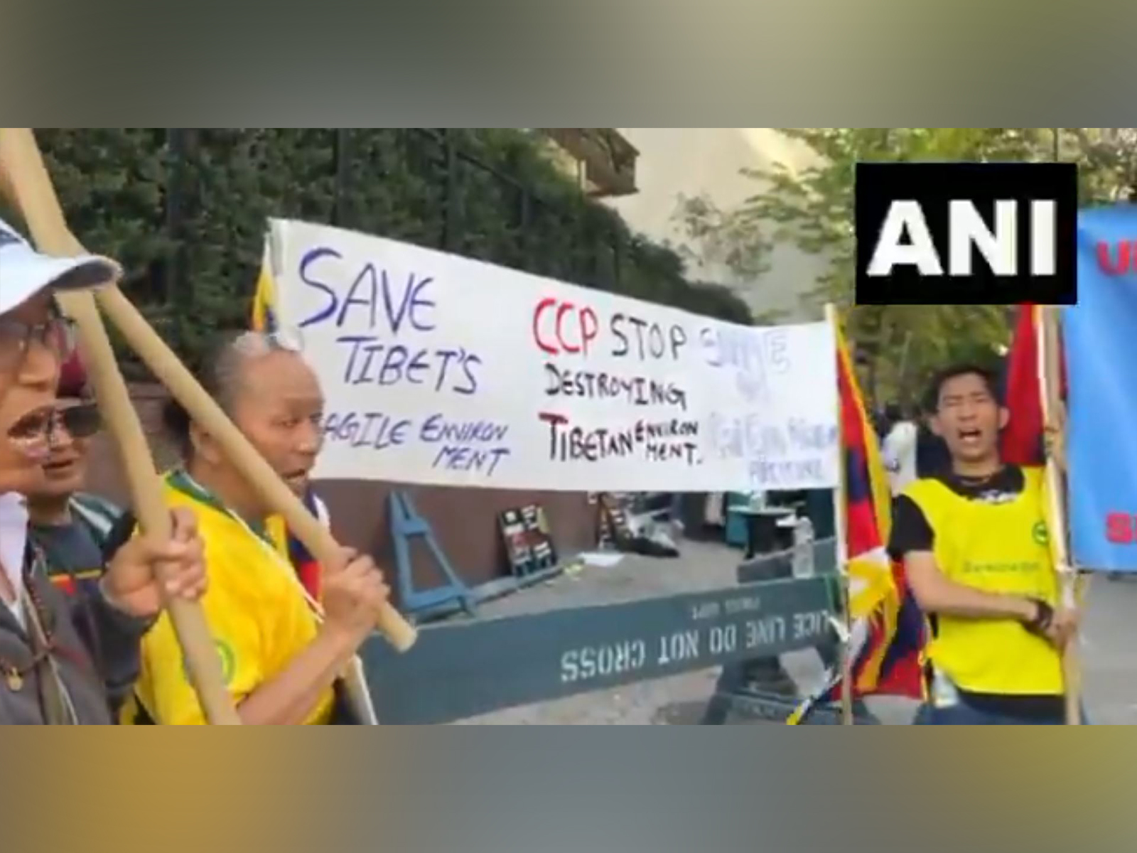 “China out of Tibet now”: Tibetan activists protest outside UN, call for global support