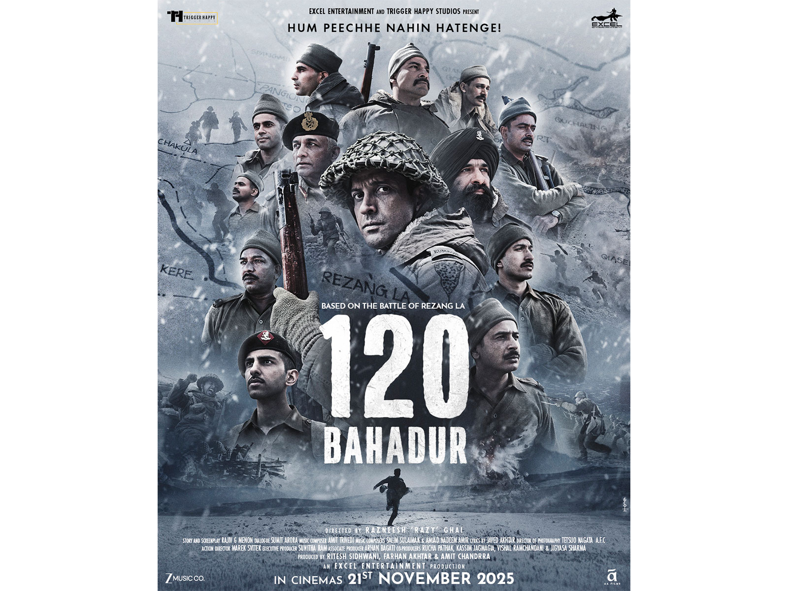 Farhan Akhtar’s war epic 120 Bahadur is set to create history after it becomes the first film to release across the nation’s 800 defence theatres on November 21