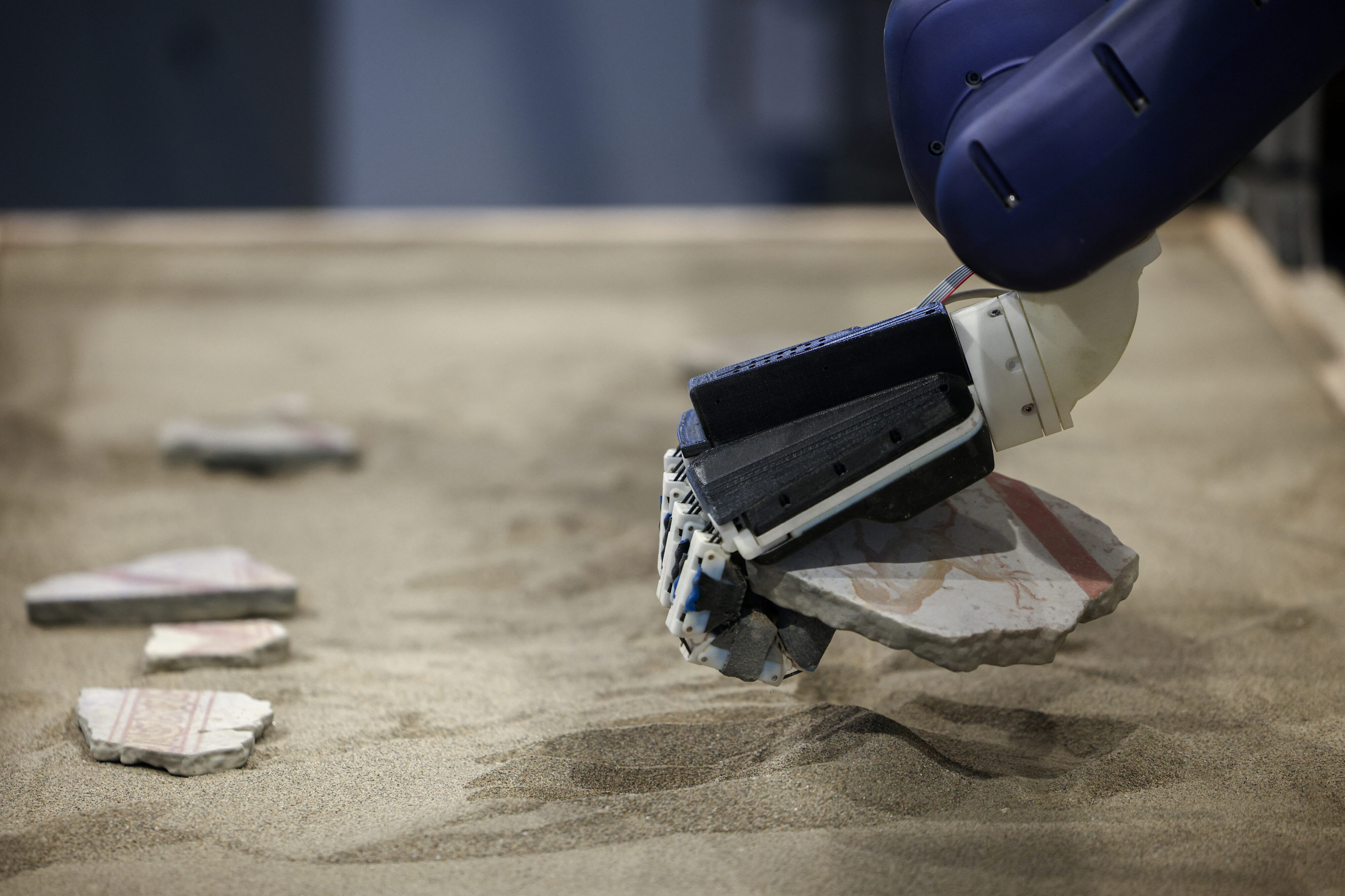 A robotic system that will support archaeologists in reconstructing fragmented frescoes buried for centuries. Reuters