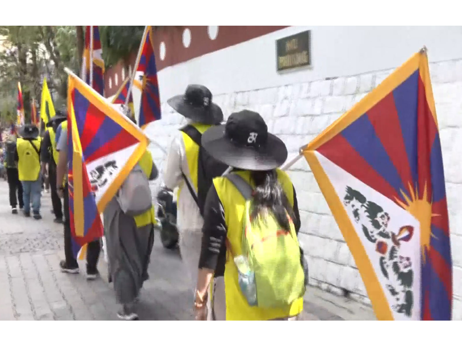 Tibetan Youth Congress holds ‘Black Hat March’ from Dharamshala to Delhi