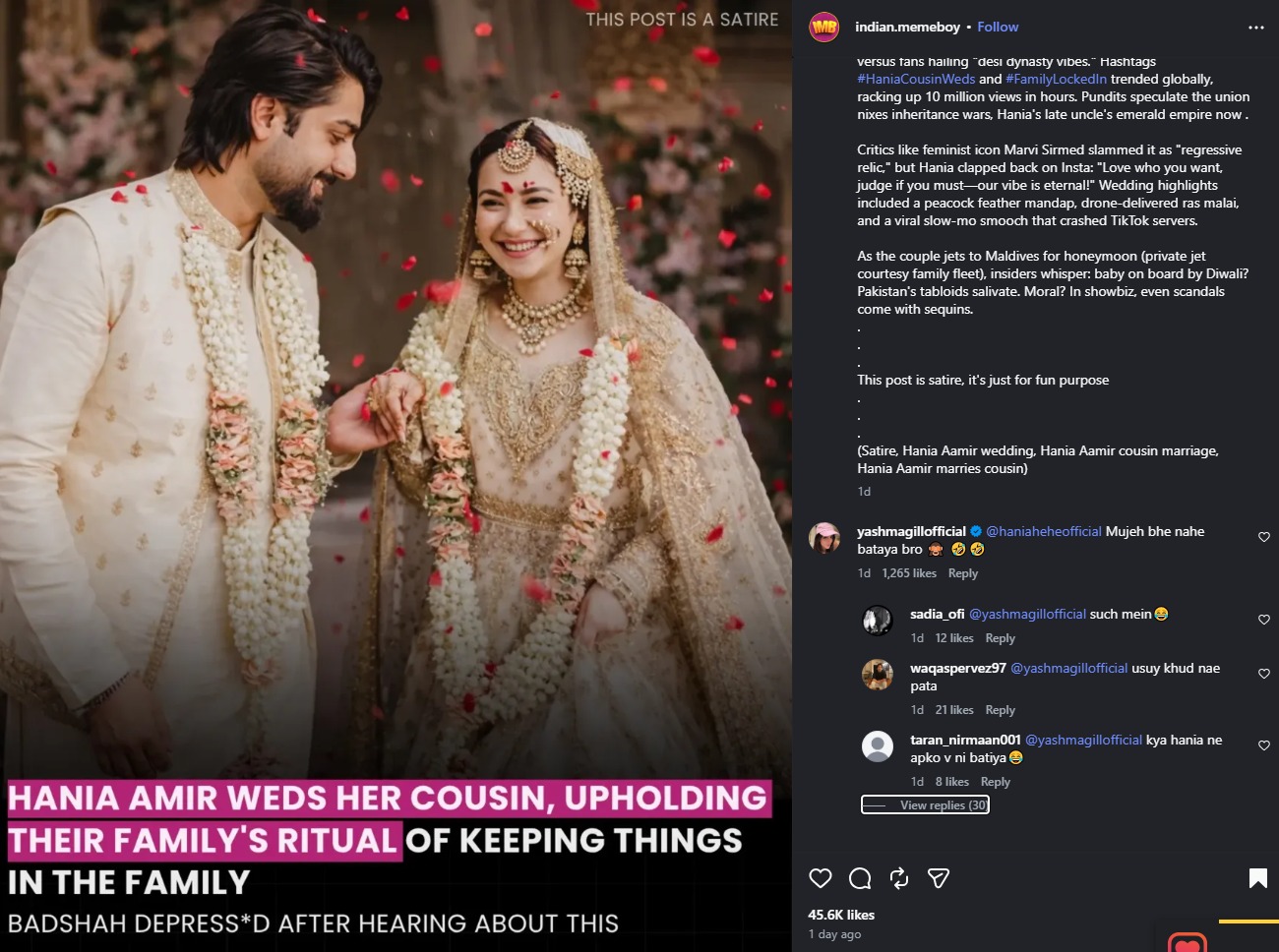 The Hania Aamir Wedding Hoax and the Mechanics of the Lollywood Outrage Machine
