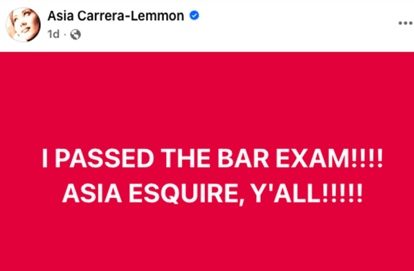 The Second Act of Asia Carrera and the Reckoning of the Texas Bar