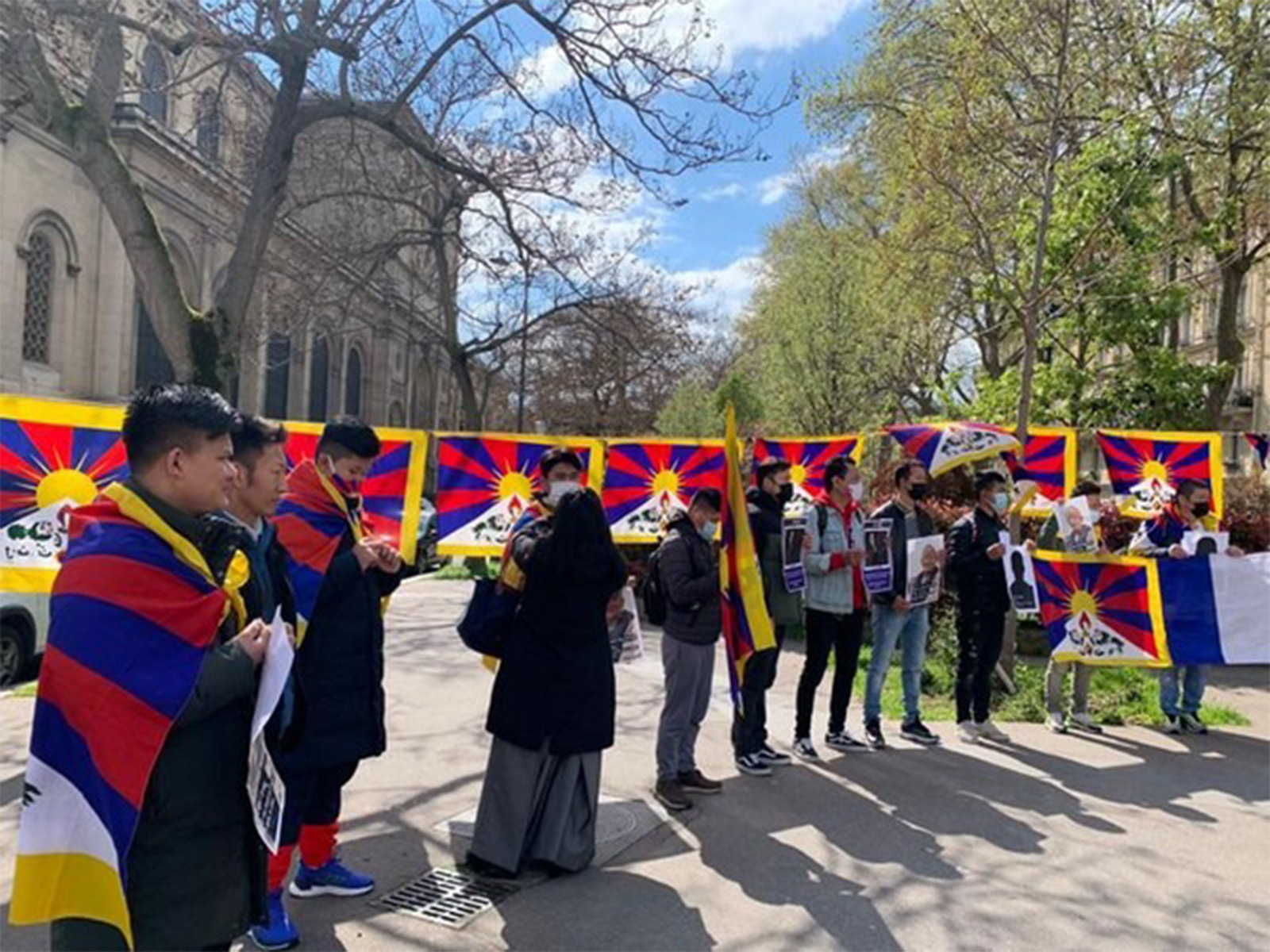 Tibetan activists launch 90-hour hunger strike outside UN against China’s oppression