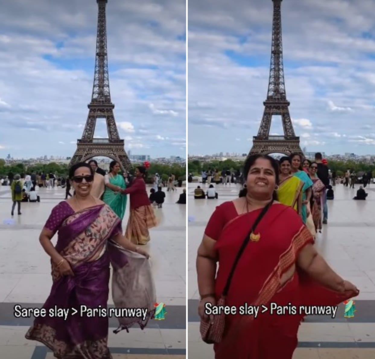 Cultural pride or public disruption? Saree ramp walk at Eiffel Tower divides Internet