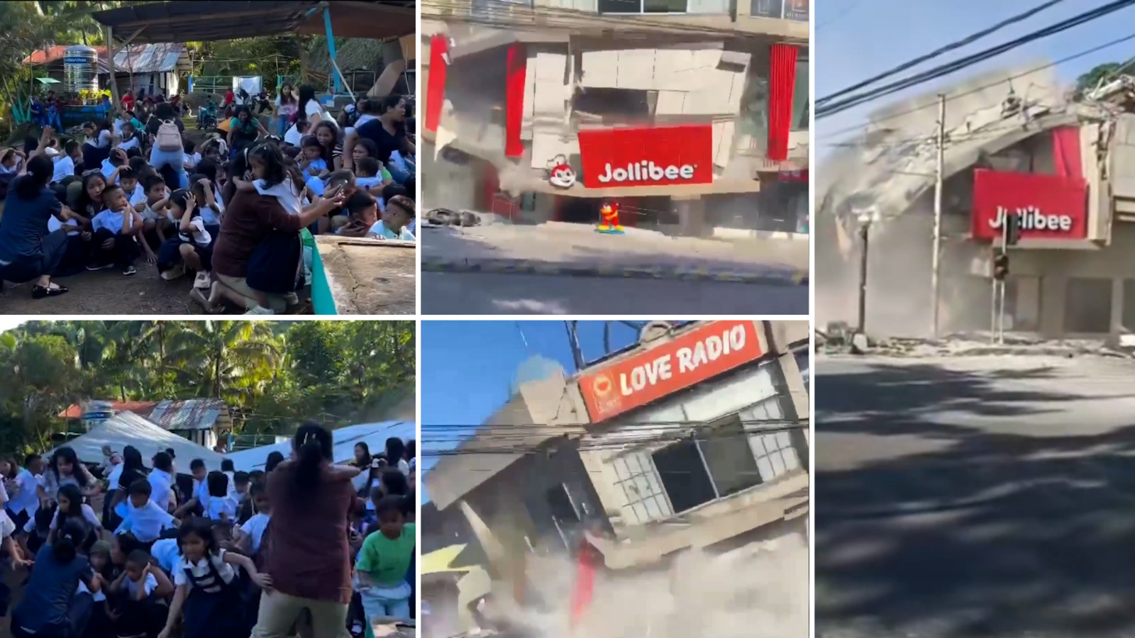 Philippines earthquake: Terrifying visuals show buildings collapsing, students sway amid tremors