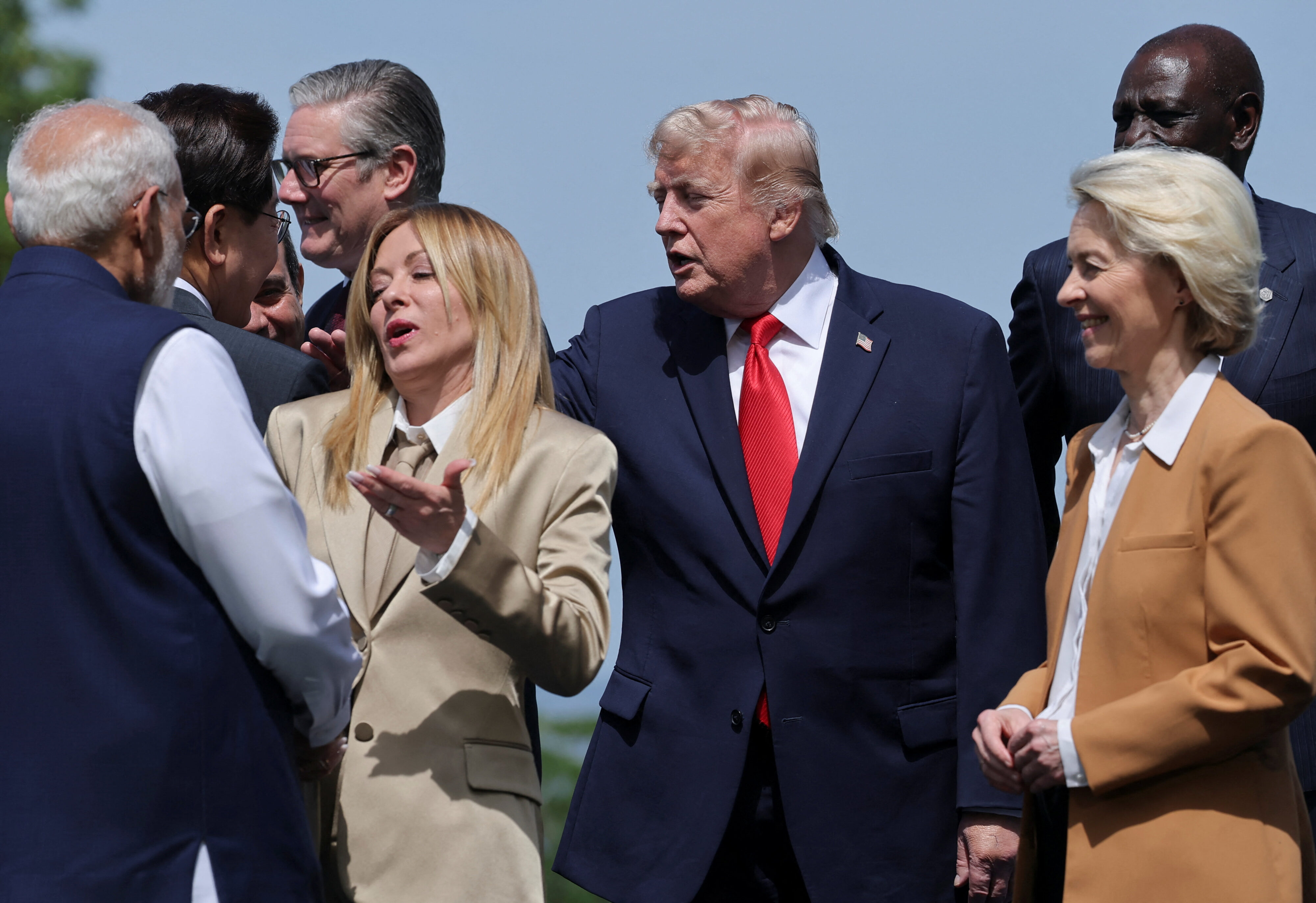 Meloni’s smoking to Trump’s Greenland remark: G7 hot mics catch leaders off guard