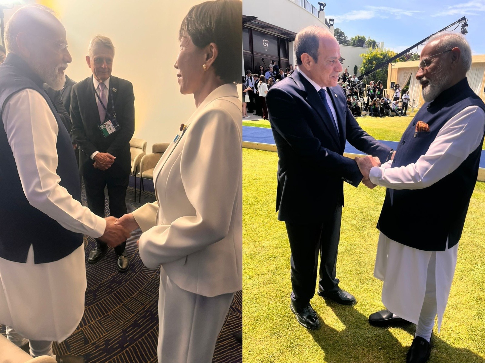 PM Modi holds bilateral talks with Kenya, Japan, Egypt and South Korea leaders on sidelines of G7 Summit