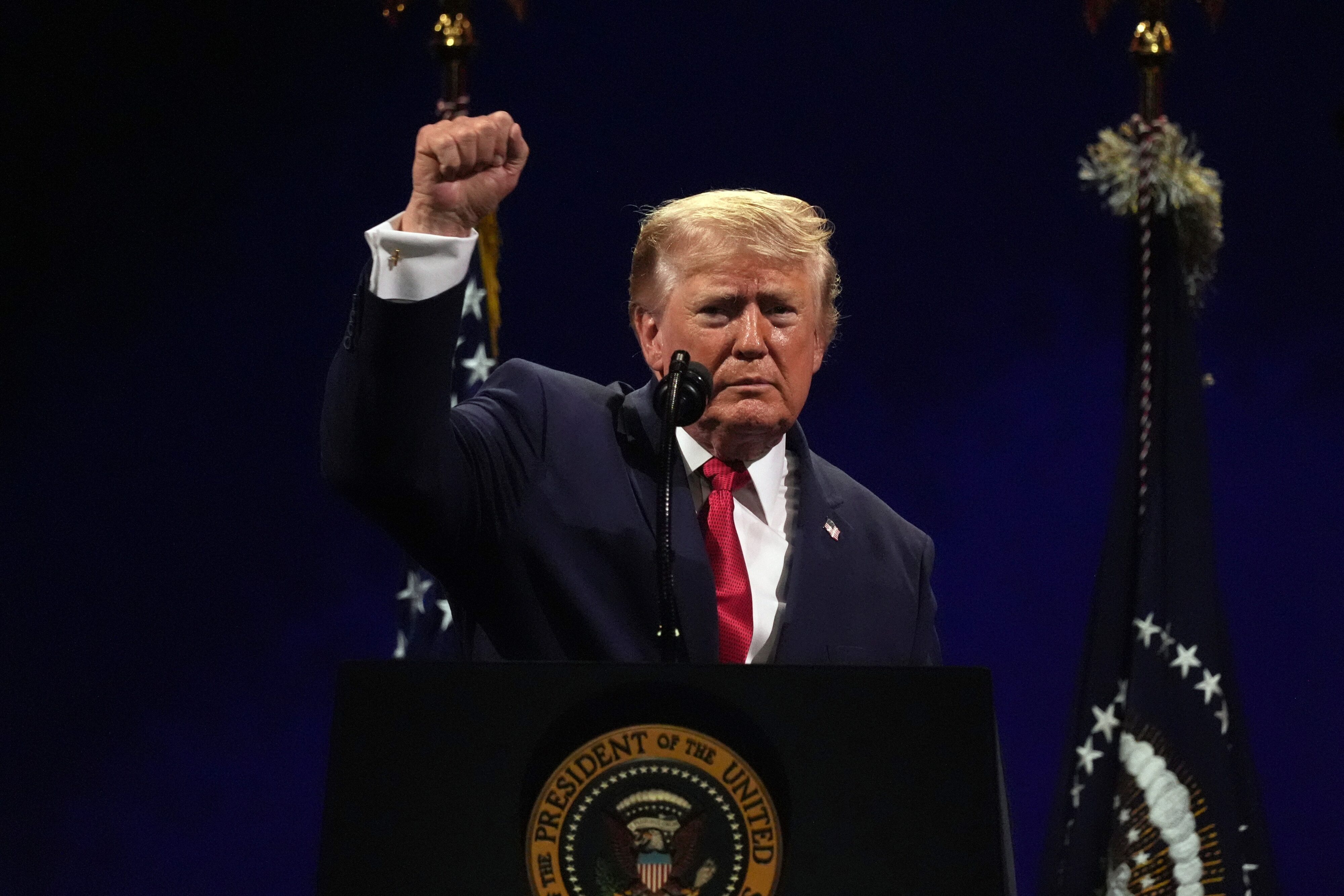 Trump mixes patriotism with partisanship as he celebrates 250th anniversary of American independence