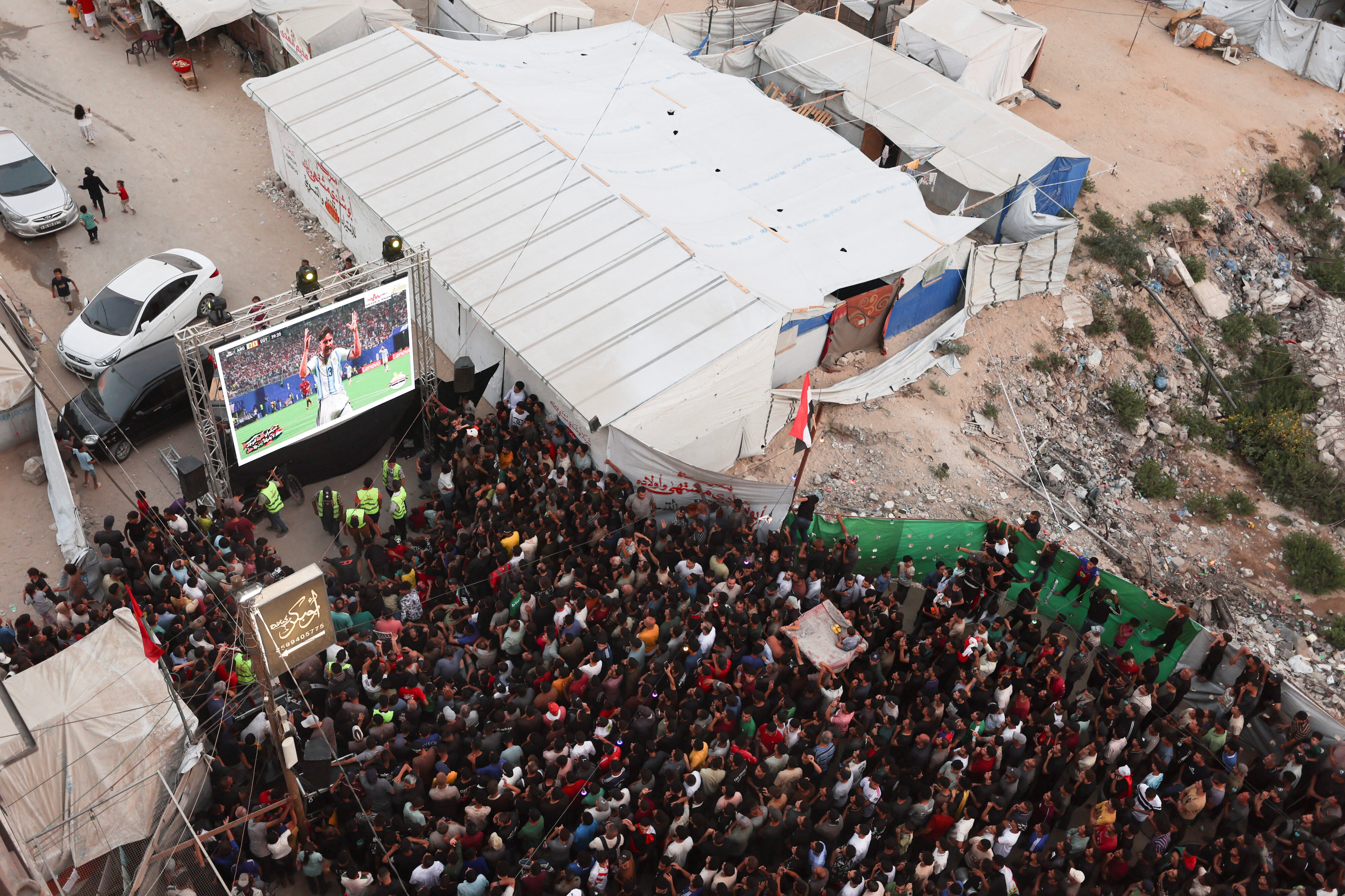Israeli strike kills World Cup screening organiser in Gaza just before kickoff