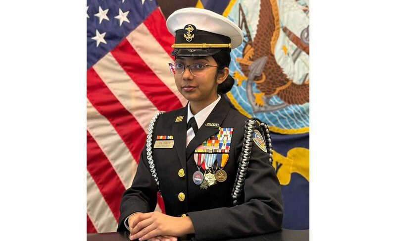 Who is Riddhi Chauhan? Indian-origin teen leads 300 US Navy cadets, eyes US Naval Academy