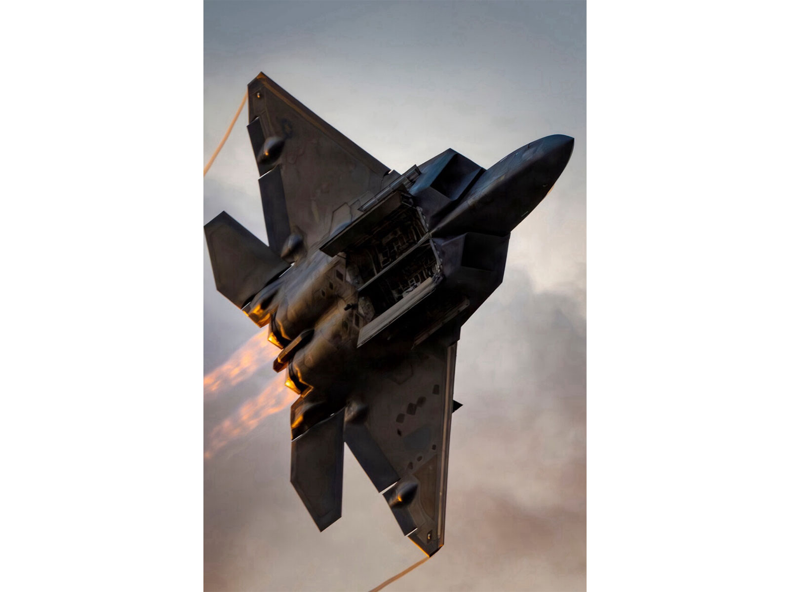 Trump showcases military aircraft prowess following strikes in Iran