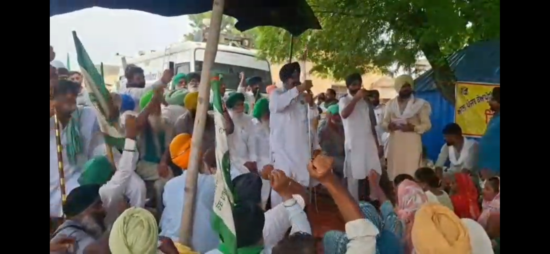 Farmers defer rail, highway blockade for 24 hours as protest outside Punjab Speaker’s residence enters Day 7