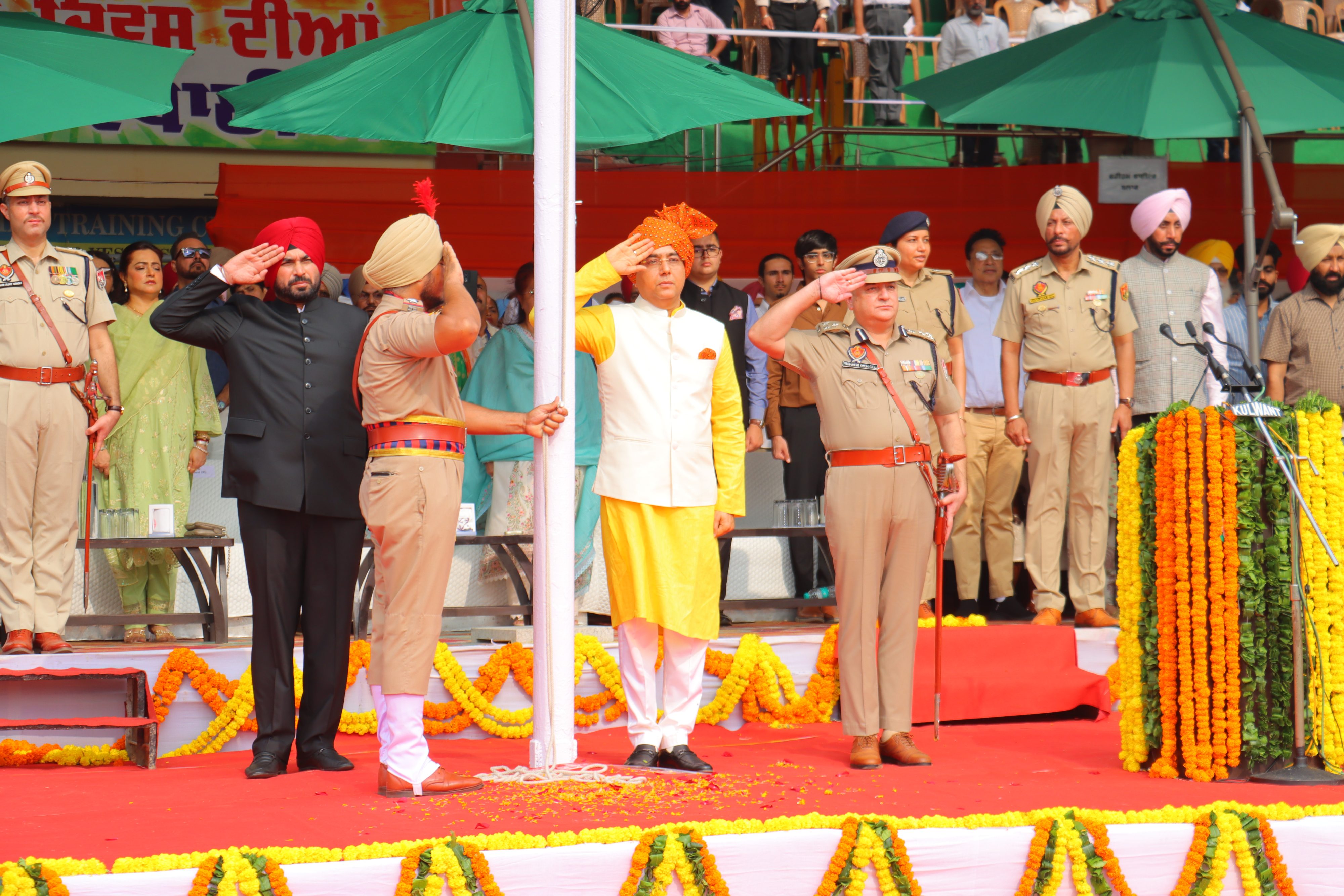 80th Independence Day: Cabinet Minister Aman Arora hoists National Flag in Amritsar