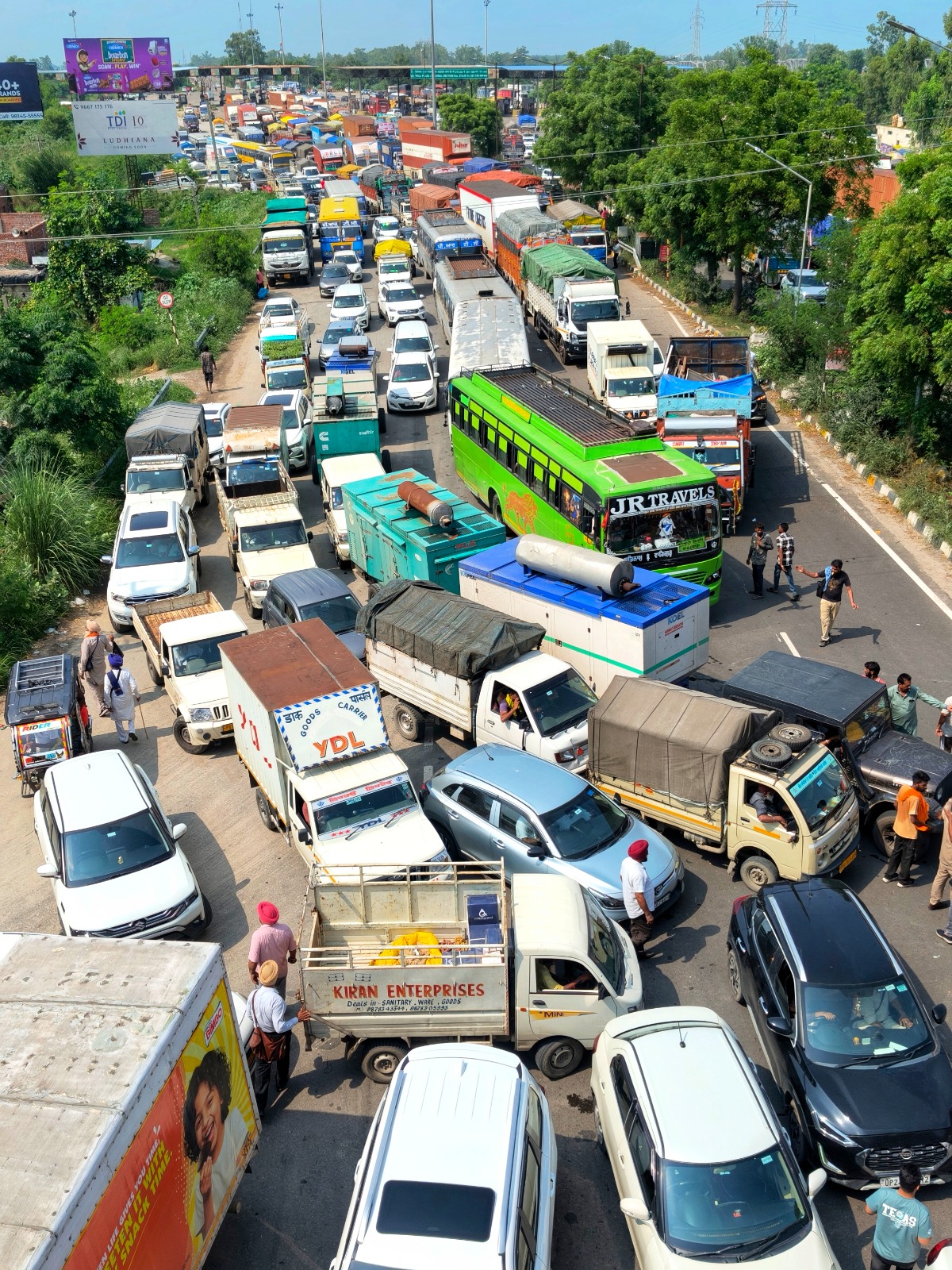 Punjab Home Guard personnel block NH-44 in Ludhiana over pay, pension demands