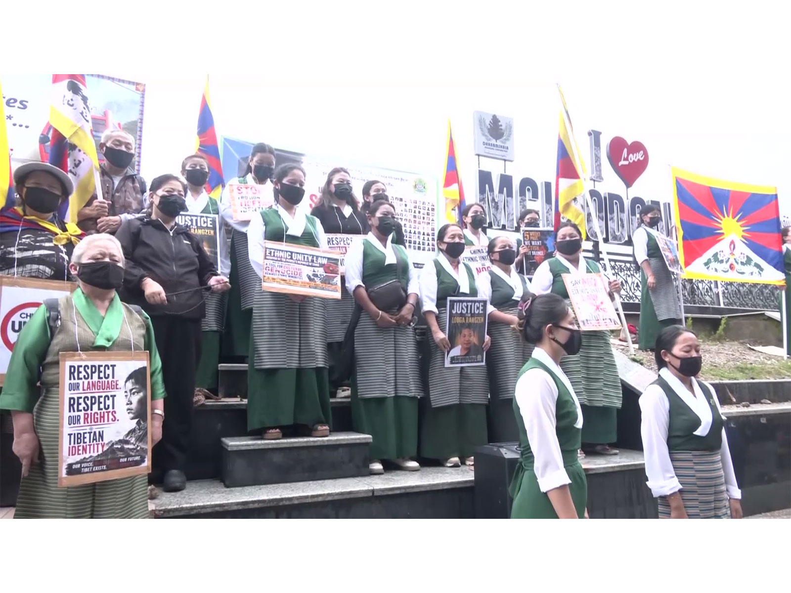 Tibetan Women’s Association holds silent protest condeming China’s Ethnic Unity Law