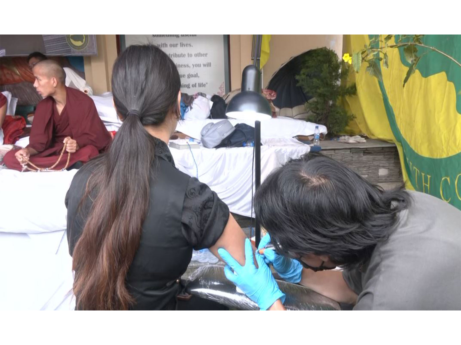 Dharamshala: Tibetans in-exile hold Tattoo protest against China’s Ethnic Unity Law