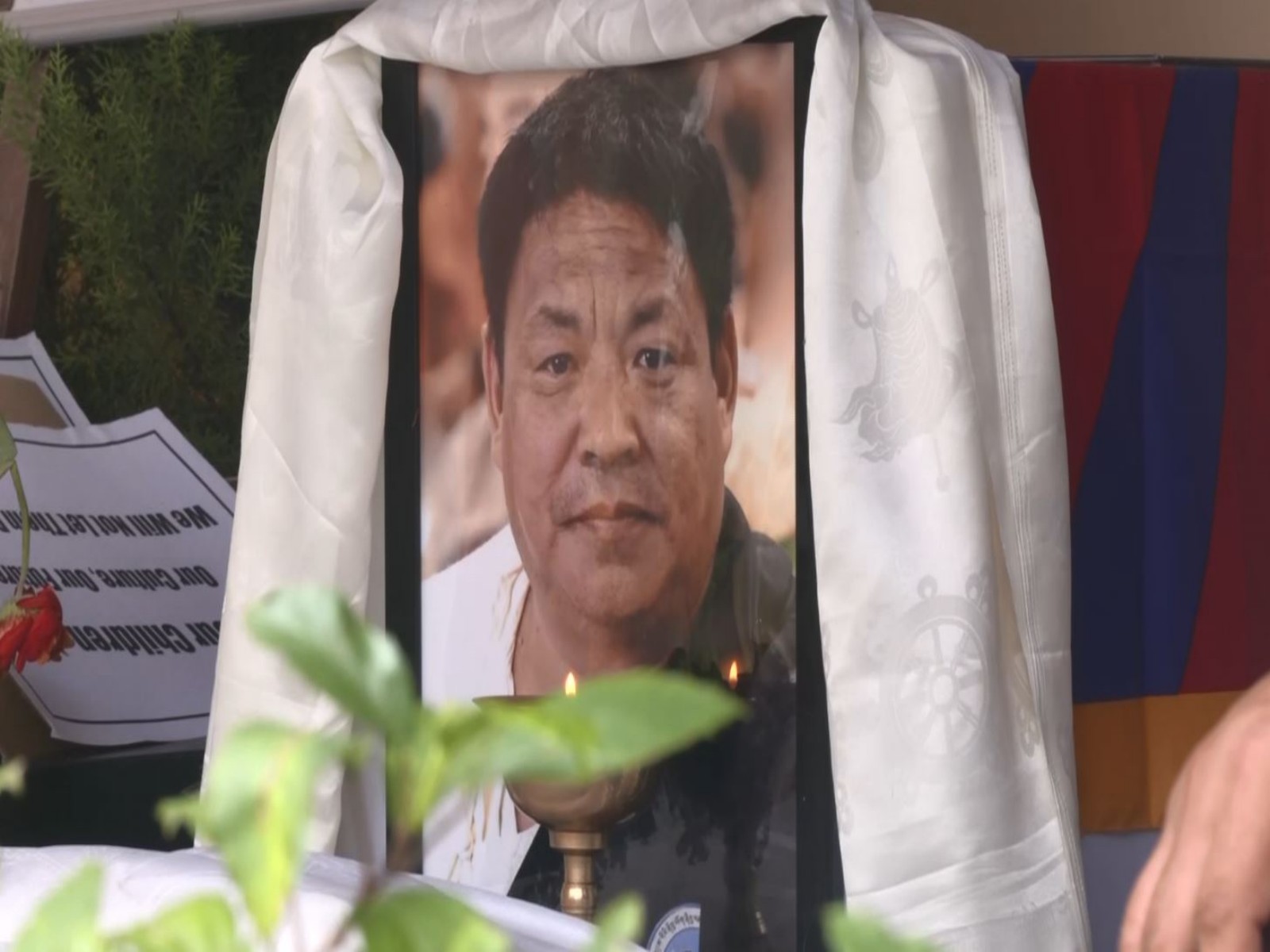 Kashag, Tibetan Parliament in Exile hold prayer service in Dharamshala to mark 49th day of Lobga Rangzen’s sacrifice