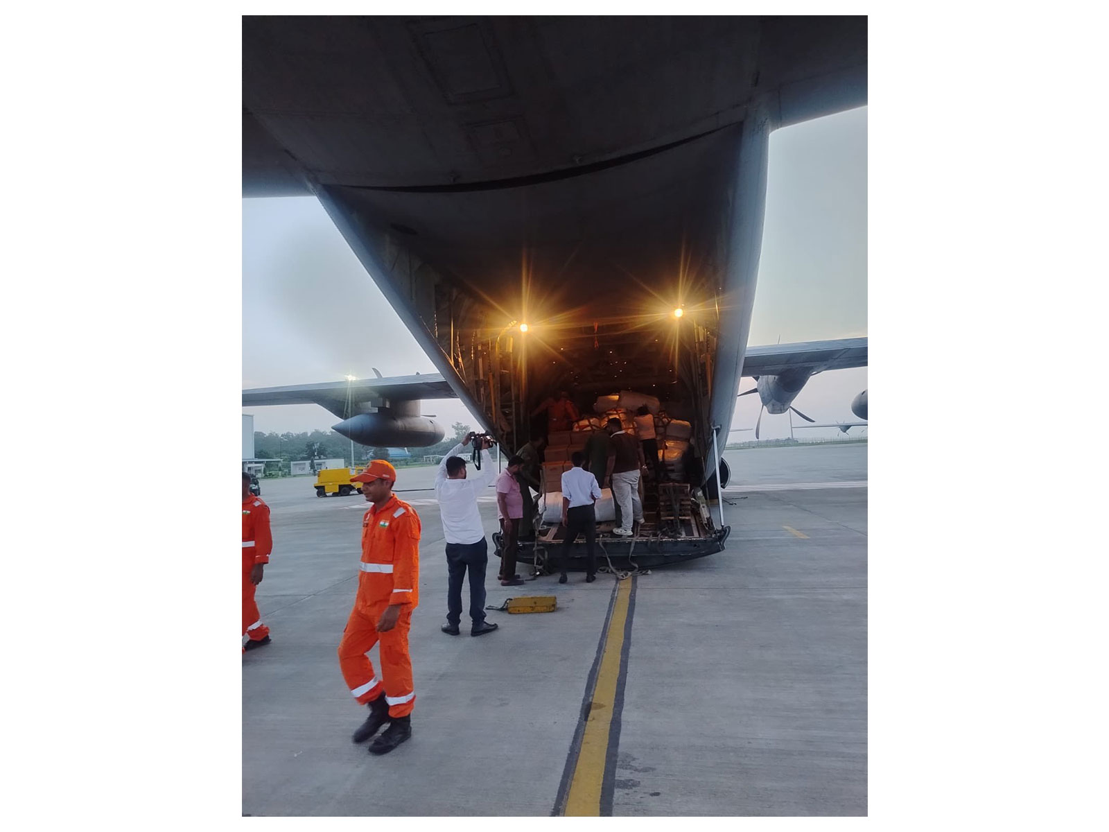 Third consignment of 10 tonnes of relief materials departs for flood-hit Nepal; India sends 57.5 tonnes in total