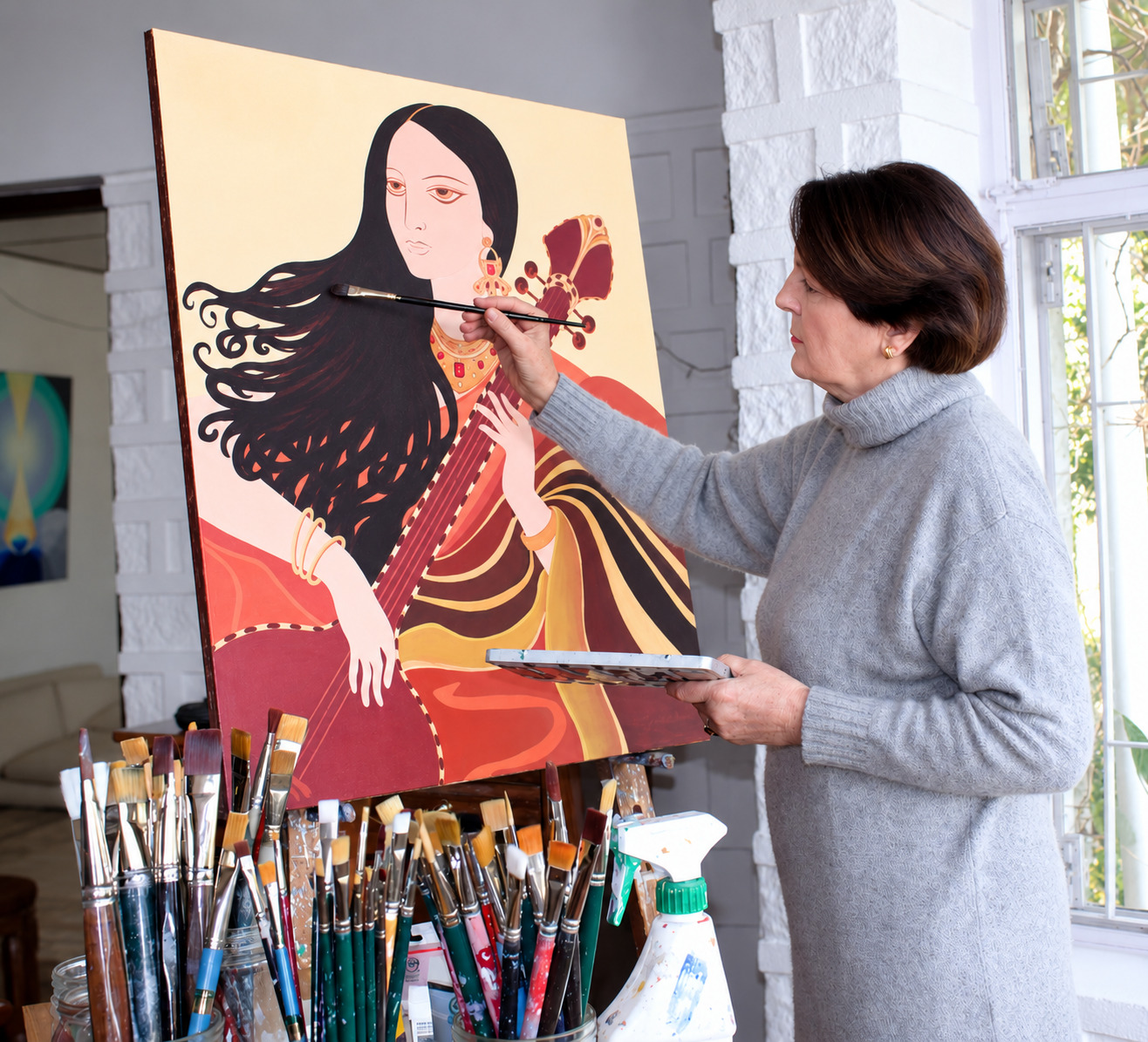 Art born of meditation
