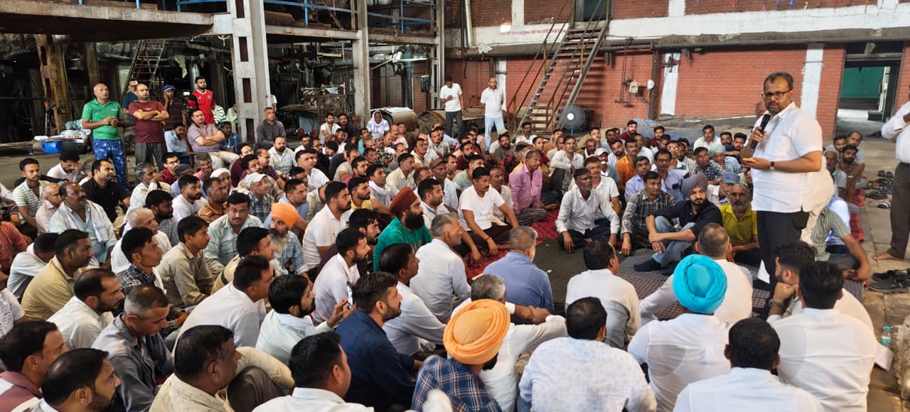 Sugar mill workers’ indefinite strike leaves Naraingarh cane farmers anxious ahead of crushing season
