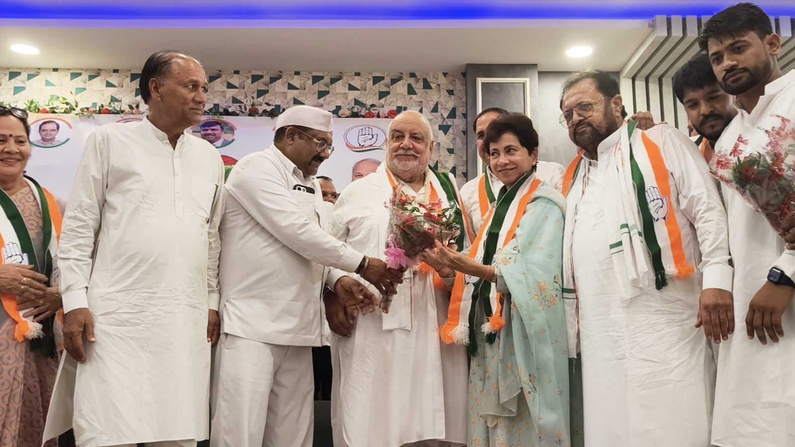 Haryana Congress leaders gather in Assandh for former MLA Gogi’s birthday