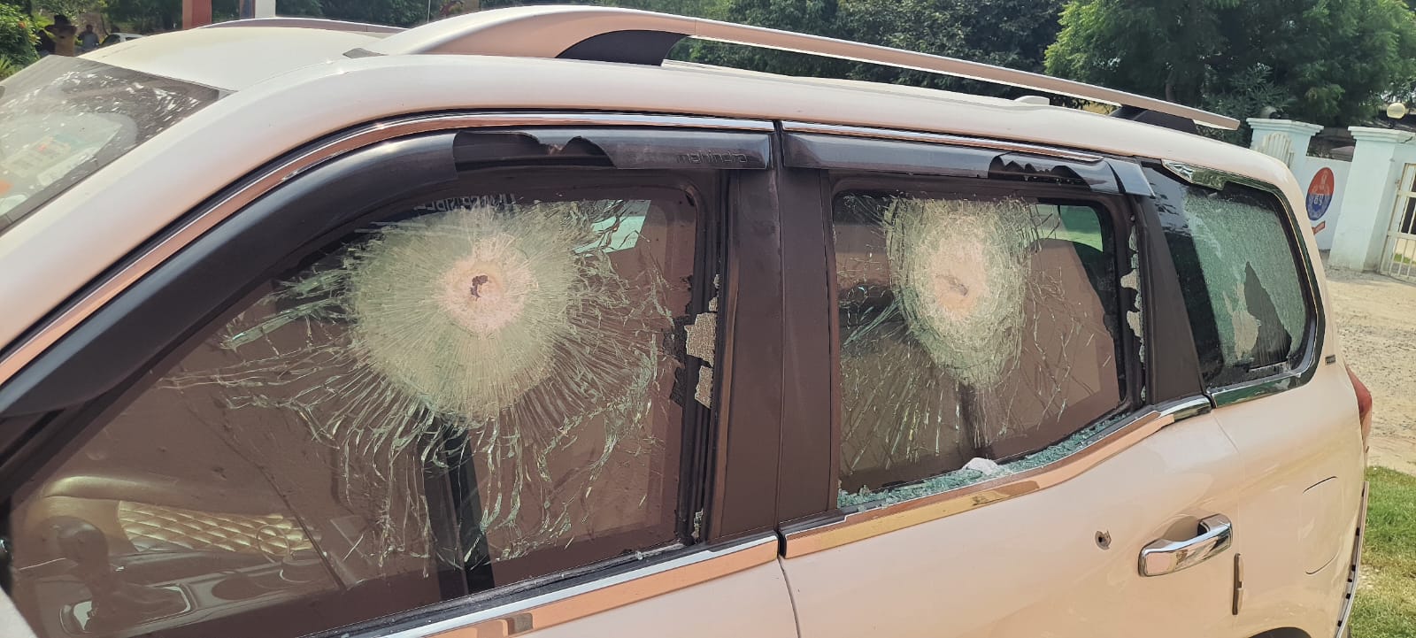 Gohana firing: 6 have narrow escape as bulletproof Scorpio takes 9 bullets