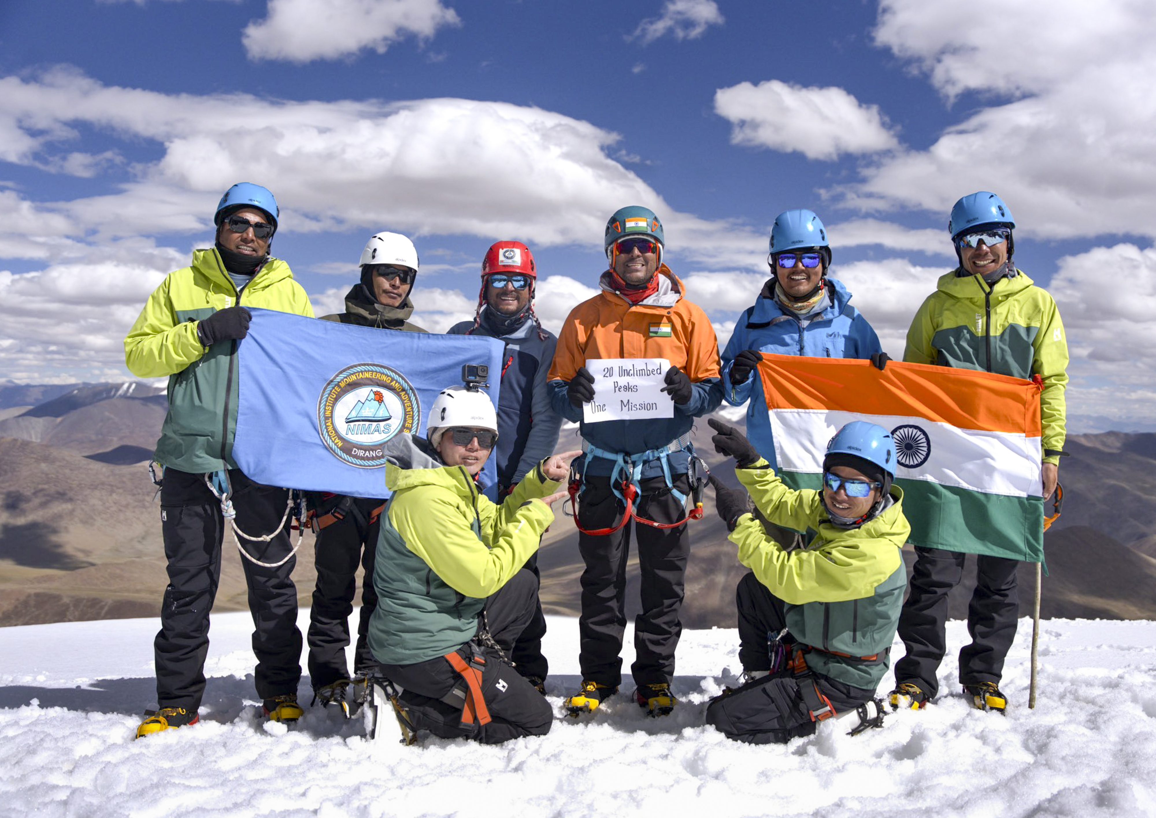 Rajnath lauds climbers after historic ascent of 20 unscaled Ladakh peaks