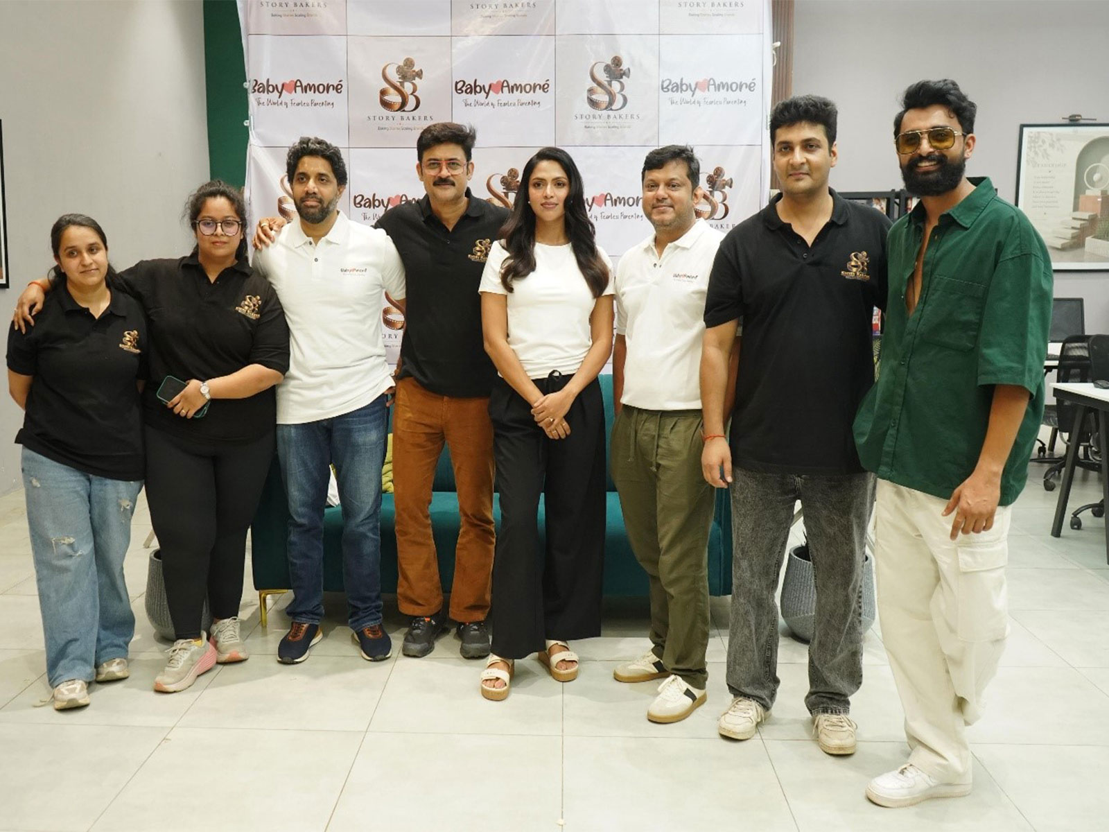 Amala Paul Spotted Shooting for BabyAmore Alongside Directors Manav Gohil and Naman Tyagi