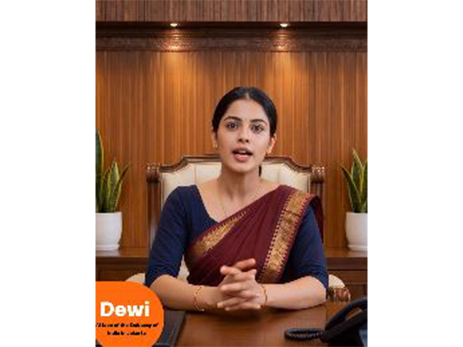 indian embassy in indonesia introduces ai avatar  dewi