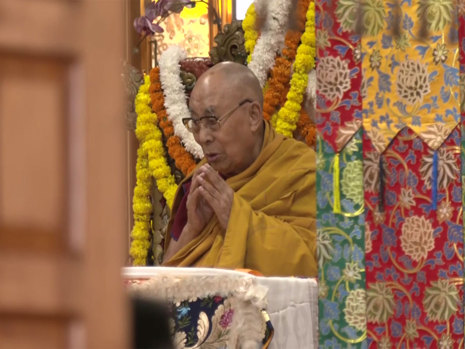 Dalai Lama attends long life prayer ceremony in Dharamshala; devotees pray for his good health